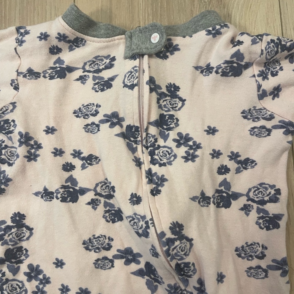Burt's Bees floral Pink Kids pajamas - Picture 2 of 3